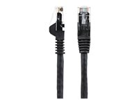 StarTech.com 10m LSZH CAT6 Ethernet Cable, 10 Gigabit Snagless RJ45 100W PoE Network Patch Cord with Strain Relief, CAT 6 10GbE UTP, Black, Individually Tested/ETL, Low Smoke Zero Halogen - Category 6 - 24AWG - Patchkabel - RJ-45 (han) til RJ-45 (han) - 10 m - 6 mm - UTP - CAT 6 - knastfri - sort N6LPATCH10MBK