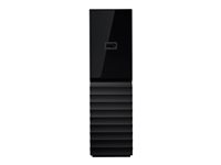 WD My Book WDBBGB0140HBK - Harddisk - krypteret - 14 TB - ekstern (stationær) - USB 3.0 - 256-bit AES - sort WDBBGB0140HBK-EESN