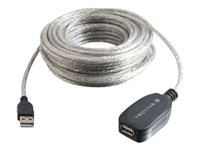 C2G TruLink USB 2.0 Active Extension Cable - USB forlængerkabel - USB (hun) til USB (han) - USB 2.0 - 12 m - aktiv - hvid 81656