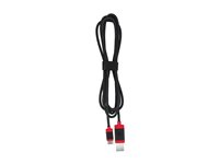 CHERRY - USB-kabel - USB (han) til 24 pin USB-C (han) - USB 2.0 - 1.5 m - flettet kabel - sort JA-0600-2