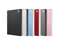 Seagate One Touch STKY2000400 - Harddisk - 2 TB - ekstern (bærbar) - USB 3.0 - sort - med Seagate Rescue Data Recovery STKY2000400