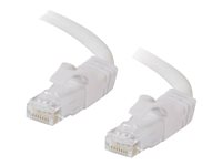 C2G Cat6 Booted Unshielded (UTP) Network Patch Cable - Patchkabel - RJ-45 (han) til RJ-45 (han) - 20 m - UTP - CAT 6 - formet, knastfri, strenget - hvid 83494