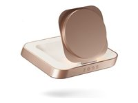 ZENS Nightstand Charger - Limited Edition - trådløs opladningsstander + AC-strømadapter - 15 Watt - Apple Fast Charge (trådløs opladning (15W)) - kobber, hvid ZESC16W/00