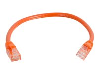 C2G Cat6 Booted Unshielded (UTP) Network Patch Cable - Patchkabel - RJ-45 (han) til RJ-45 (han) - 1 m - UTP - CAT 6 - formet, knastfri, strenget - orange 83574