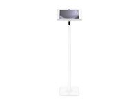 Compulocks - Monteringssæt (stativ, indelukke) - for tablet - låsbar - højglansaluminium - hvid - skærmstørrelse: 11" - gulvstående - for Samsung Galaxy Tab A9+ 150W11GAPX9W