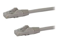 StarTech.com 5m CAT6 Ethernet Cable, 10 Gigabit Snagless RJ45 650MHz 100W PoE Patch Cord, CAT 6 10GbE UTP Network Cable w/Strain Relief, Grey, Fluke Tested/Wiring is UL Certified/TIA - Category 6 - 24AWG (N6PATC5MGR) - Patchkabel - RJ-45 (han) til RJ-45 (han) - 5 m - UTP - CAT 6 - knastfri - grå N6PATC5MGR