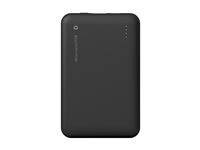 dbramante1928 re-charge - Powerbank - 10000 mAh - 20 Watt - Apple 2.4A, PD/PPS, Apple Fast Charge, QC 3.0 - 2 output-stikforbindelser (24 pin USB-C, USB Type A) - på kabel: USB-C - sort CP10ACBL7152