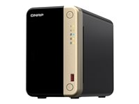 QNAP TS-264 - NAS-server - 2 bays - 8 TB - SATA 6Gb/s - HDD 4 TB x 2 - RAID 0, 1, JBOD - RAM 8 GB - 2.5 Gigabit Ethernet - iSCSI support TS-264-8G+2XST4000VN006