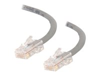 C2G Cat5e Non-Booted Unshielded (UTP) Network Patch Cable - Patchkabel - RJ-45 (han) til RJ-45 (han) - 15 m - UTP - CAT 5e - strenget, uniboot - grå 83008