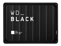 WD_BLACK P10 Game Drive WDBA2W0020BBK-WES1 - Harddisk - 2 TB - ekstern (bærbar) - 2.5" - USB 3.2 Gen 1 - sort WDBA2W0020BBK-WES1