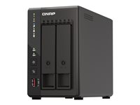 QNAP TS-253E - NAS-server - 2 bays - 16 TB - SATA 6Gb/s - HDD 8 TB x 2 - RAID RAID 0, 1, JBOD - RAM 8 GB - 2.5 Gigabit Ethernet - iSCSI support TS-253E-8G + ST8000VN004