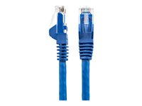 StarTech.com 10m LSZH CAT6 Ethernet Cable, 10 Gigabit Snagless RJ45 100W PoE Network Patch Cord with Strain Relief, CAT 6 10GbE UTP, Blue, Individually Tested/ETL, Low Smoke Zero Halogen - Category 6 - 24AWG - Patchkabel - RJ-45 (han) til RJ-45 (han) - 10 m - 6 mm - UTP - CAT 6 - knastfri - blå N6LPATCH10MBL