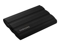 Samsung T7 Shield MU-PE2T0S - SSD - krypteret - 2 TB - ekstern (bærbar) - USB 3.2 Gen 2 (USB-C stikforbindelse) - 256-bit AES - sort MU-PE2T0S/EU