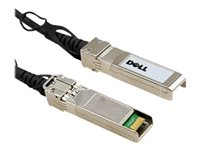Dell 10GbE Copper Twinax Direct Attach Cable - Direkte påsætning-kabel - SFP+ (han) til SFP+ (han) - 3 m - dobbelt-axial - for Networking N1148; PowerSwitch S4112, S5212, S5232, S5296; Networking S4048, X1026, X1052 470-AAVJ