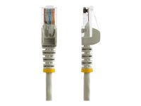 StarTech.com 3m Gray Cat5e / Cat 5 Snagless Patch Cable - Patchkabel - RJ-45 (han) til RJ-45 (han) - 3 m - UTP - CAT 5e - formet, knastfri - grå 45PAT3MGR