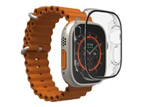 ZAGG InvisibleShield Glass Elite 360 - Skærm/sidebeskyttersæt for smart watch - glas - for Apple Watch Ultra (49 mm) 200510451