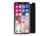 Screenor Privacy 360 - Skærmbeskytter for mobiltelefon - glas - rammefarve sort - for Apple iPhone 12, 12 Pro 15021