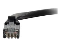 C2G Cat6 Booted Unshielded (UTP) Network Patch Cable - Patchkabel - RJ-45 (han) til RJ-45 (han) - 30 cm - UTP - CAT 6 - formet, knastfri, strenget - sort 83404