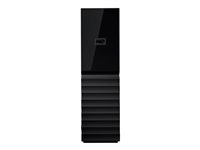 WD My Book WDBBGB0180HBK - Harddisk - krypteret - 18 TB - ekstern (stationær) - USB 3.0 - 256-bit AES - sort WDBBGB0180HBK-EESN