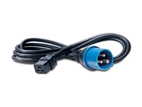 APC - Strømkabel - IEC 60320 C19 til IEC 60309 (han) - 2.5 m - sort - for P/N: SMT2200I-AR, SMT2200R2I-AR, SMT3000I-AR, SMT3000R2I-AR, SRT1500XLI, SRT2200XLI-KR AP9876