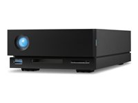 LaCie 1big Dock STHS24000800 - Harddisk-array - 24 TB - 1 bays (SATA-600) - HDD 24 TB x 1 - USB 3.0, Thunderbolt 3 (ekstern) - med 5 års Rescue Data Recovery Service Plan STHS24000800