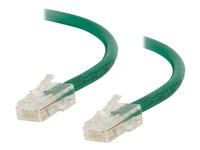 C2G Cat5e Non-Booted Unshielded (UTP) Network Patch Cable - Patchkabel - RJ-45 (han) til RJ-45 (han) - 1 m - UTP - CAT 5e - strenget, uniboot - grøn 83061