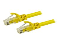StarTech.com 1.5m CAT6 Ethernet Cable, 10 Gigabit Snagless RJ45 650MHz 100W PoE Patch Cord, CAT 6 10GbE UTP Network Cable w/Strain Relief, Yellow, Fluke Tested/Wiring is UL Certified/TIA - Category 6 - 24AWG (N6PATC150CMYL) - Patchkabel - RJ-45 (han) til RJ-45 (han) - 1.5 m - UTP - CAT 6 - knastfri - gul N6PATC150CMYL