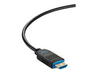 C2G 100ft (30.5m) C2G Performance Series High Speed HDMI Active Optical Cable (AOC) - 4K 60Hz Plenum Rated - High Speed - HDMI-kabel - HDMI han til HDMI, 24 pin USB-C - 30.5 m - sort - plenum, Active Optical Cable (AOC), 4K60 Hz support C2G41486