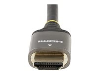 StarTech.com 6ft (2m) HDMI 2.1 Cable, Certified Ultra High Speed HDMI Cable 48Gbps, 8K 60Hz/4K 120Hz HDR10+ eARC, Ultra HD 8K HDMI Cable / Cord w/TPE Jacket, For UHD Monitor/TV/Display - Dolby Vision/Atmos, DTS-HD (HDMM21V2M) - Ultra High Speed - HDMI-kabel med Ethernet - HDMI han til HDMI han - 2 m - dobbelt afskærmet - grå, sort - passivt, 4K120 Hz support, 8K60 Hz support - for P/N: 4PORT-8K-HDMI-SWITCH HDMM21V2M