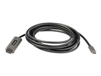 StarTech.com 9.8ft (3m) USB C to HDMI Cable 4K 60Hz with HDR10, Ultra HD USB Type-C to 4K HDMI 2.0b Video Adapter Cable, USB-C to HDMI HDR Monitor/Display Converter, DP 1.4 Alt Mode HBR3 - Thunderbolt 3 Compatible (CDP2HDMM3MH) - Adapterkabel - 24 pin USB-C han til HDMI han - 3 m - sort - 4K support, aktiv CDP2HDMM3MH