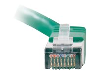 C2G Cat5e Booted Shielded (STP) Network Patch Cable - Patchkabel - RJ-45 (han) til RJ-45 (han) - 10 m - STP - CAT 5e - formet - grøn 83840
