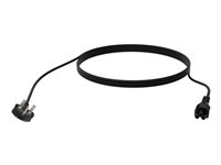 Vision - Strømkabel - BS 1363 til IEC 60320 C5 kløver - 250 V - 13 A - 3 m - strenget - sort - United Kingdom TC 3MUKCVLF/BL