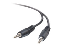 C2G - Audiokabel - mini-phone stereo 3.5 mm han til mini-phone stereo 3.5 mm han - 2 m - afskærmet 80117