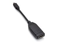 C2G Micro HDMI to HDMI Dongle Adapter Converter - HDMI-kabel - 19 pin micro HDMI Type D han loddet til HDMI hun loddet - sort - 4K support, 4K30 Hz support, 1080p support C2G30068