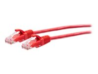 C2G 10ft (3m) Cat6a Snagless Unshielded (UTP) Slim Ethernet Network Patch Cable - Red - Patchkabel - RJ-45 (han) til RJ-45 (han) - 3 m - 4.8 mm - UTP - CAT 6a - formet, knastfri - rød C2G30164
