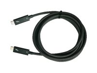 QNAP CAB-TBT315M-40G - USB-kabel - 24 pin USB-C (han) til 24 pin USB-C (han) - Thunderbolt 3 - 1.5 m - aktiv, tovejs, op til 40 Gbps datatransferhastighed CAB-TBT315M-40G