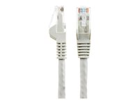 StarTech.com 15m LSZH CAT6 Ethernet Cable, 10 Gigabit Snagless RJ45 100W PoE Network Patch Cord with Strain Relief, CAT 6 10GbE UTP, Grey, Individually Tested/ETL, Low Smoke Zero Halogen - Category 6 - 24AWG - Patchkabel - RJ-45 (han) til RJ-45 (han) - 15 m - 6 mm - UTP - CAT 6 - knastfri - grå N6LPATCH15MGR