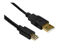 StarTech.com Mini DisplayPort to Dual-Link DVI Adapter - USB Powered - Dual Link Connectivity - Black - DVI Active Display Converter (MDP2DVID2) - Video transformer - Mini DisplayPort - DVI - sort MDP2DVID2