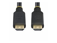 StarTech.com 35ft (10.6m) Active HDMI Cable w/Gripping Connectors - High Speed - HDMI-kabel med Ethernet - HDMI han til HDMI han - 10.6 m - afskærmet - sort - aktiv, 4K60 Hz UHD-support, 2K144 Hz support, HDR10 support HDMI2-CABLE-GRIP-35F