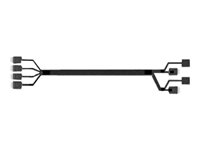 Intel - ATA/SAS-kabel - 4i MiniLink SAS (SFF-8611) (han) lige til 4i MiniLink SAS (SFF-8611) (han) højrevinklet - 87.5 cm A2U4PSWCXCXK2