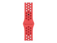 Apple Nike - Rem for smart watch - 45 mm - Almindelig størrelse - lys højrød/træningshalrød MPHA3ZM/A
