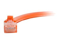 C2G Cat5e Booted Unshielded (UTP) Network Patch Cable - Patchkabel - RJ-45 (han) til RJ-45 (han) - 3 m - UTP - CAT 5e - formet, knastfri, strenget - orange 83606