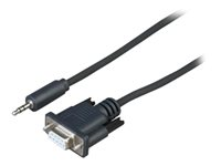 Sony CAB-RSJA1 - Serielt kabel - RS-232 - mini-phone stereo 3.5 mm han til DB-9 han - 50 cm - for Sony FW-55XD8501, FW-65XD8501, FW-75XD8501, FW-85XD8501, FWL-55W805C CAB-RSJA1