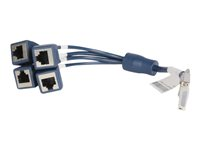 HPE X260 - Router-kabel - RJ-45 (hun) til DB-28 (han) - 30 cm JG263A