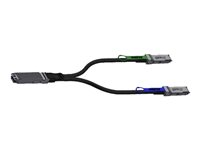 NVIDIA LinkX - 800GBase-CU til 400GBase-CU direkte påsætning-opdelerkabel - OSFP til QSFP112 - 2.5 m - passivt, IB dobbeltport NDR 980-9I80Q-00N02A