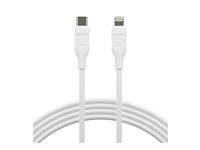 dbramante1928 re-charge - Lightning-kabel - 24 pin USB-C han til Lightning han - 2 m - MFI Certified - 100 % genbrugt plastik CB25CLWH7087
