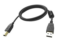 Vision Professional - USB-kabel - USB (han) til USB Type B (han) - USB 2.0 - 3 m - sort TC 3MUSB/BL