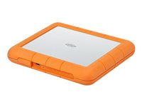 LaCie Rugged RAID Shuttle STHT8000800 - Harddisk-array - 8 TB - 2 bays - HDD 4 TB x 2 - USB 3.1 (ekstern) - med 3 years Rescue Data Recovery Service Plan STHT8000800