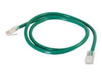 C2G Cat5e Non-Booted Unshielded (UTP) Network Patch Cable - Patchkabel - RJ-45 (han) til RJ-45 (han) - 2 m - UTP - CAT 5e - strenget, uniboot - grøn 83063