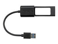 Targus - USB-kabel - 24 pin USB-C (hun) til USB Type A (han) - USB 3.0 - 10 cm ACC110401GLX